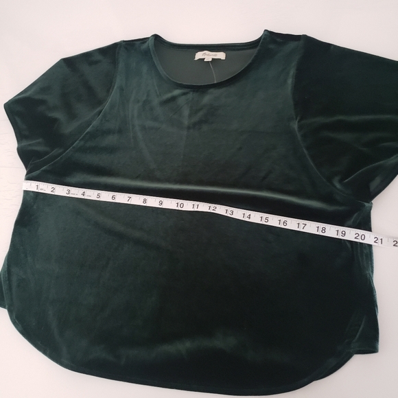 Madewell Velvet Butterfly Top sz S - Picture 7 of 12